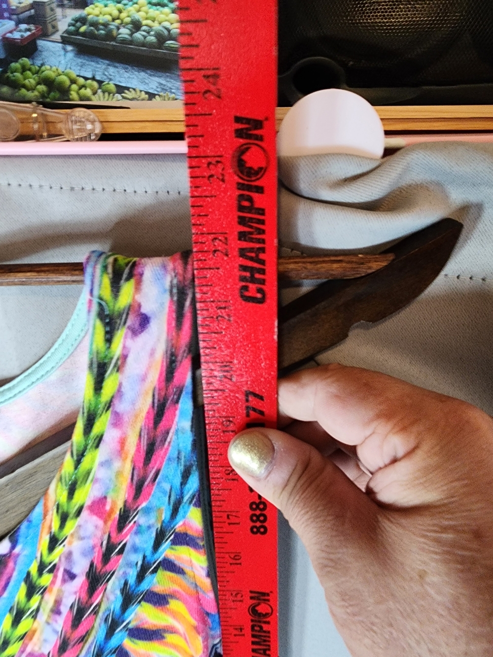12 Pm By Mon Ami Mint Maxi Dress with Colorful Printed Bodice - Picture 10 of 11